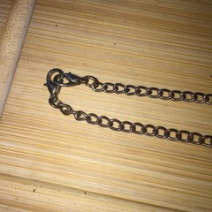 Vintage 60s Geometric Pendant Necklace Gold Tone Metal Black Acrylic