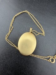 PPC Princess Pride Creations 1/20 14k Gold Filled St. Mary Locket Photo Pendant