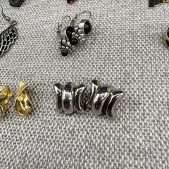 Vintage Earring Lot Clip Ons Pierced Screw Back Dangle Hoops Marino 15 Pair