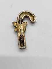 AAI vintage enamel Christmas Candy Cane brooch