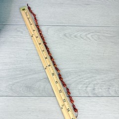 Vintage Possibly Antique Hand Knotted Carnelian Beaded Necklace Needs a Clasp