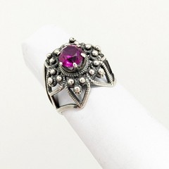 Vintage Elegant Soviet RING Silver⭐875 stamp Star USSR-size: 6.25US (17mm)| UA#4