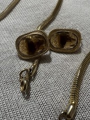SARAH COVENTRY VINTAGE 33IN NECKLACE AND CLIP ON EARRINGS LOT