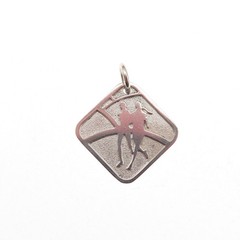Tiffany & Co. Sterling Silver Vintage Nike Women’s Marathon 2007 Mini Pendant