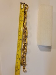 Vintage Maximal Art Goldtone Link Bracelet