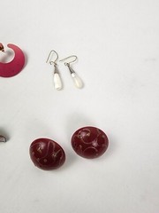 VTG Lot of 6 Pierced Earrings Various Colors and Styles Post Dangle Hook Fashion
