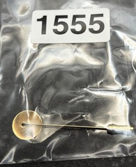 Vintage 14K Yugoslavia Gold Flower Starburst Etched Stick Pin
