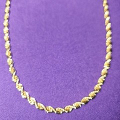 Good Quality Thick Rope Chain Necklace Gold Tone Simple Classic 30” Lg Unbranded