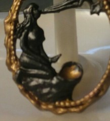 MaryBee Jewelry: 2 1/4″ Handpainted Cameo Fantasy Nude Pendant 12-01-2020 (G)
