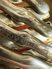 Vintage Bretton 1/20 12k Gold Filled Top Stainless Bottom Expandable Bracelet