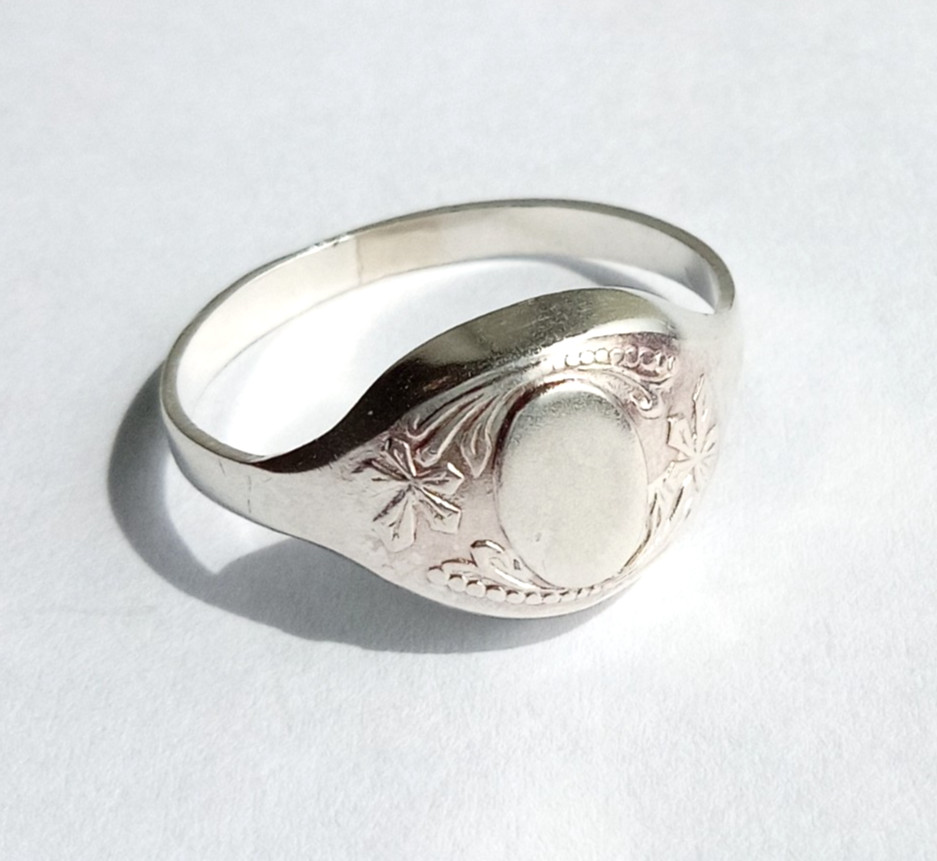 Vintage Beautiful Ring Sterling Silver 925 star USSR time Women Jewelry size 9.5