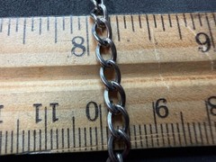 3.83g Vintage Sterling Silver 925 Chain Link Bracelet Lobster Clasp 6.2 in M