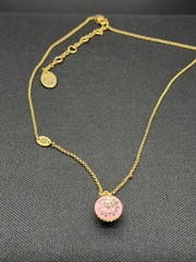 Vintage Juicy Couture Cupcake Enamel Crystal 19” Necklace New