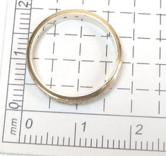 Antique Art Deco 1920’s Diamond Eternity Wedding Band 14KW/Y Ring Size 4.75 UK-J