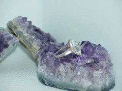 Sterling Ring 3.00ct Marquise & Baguette Solitaire Sz5.5 2.7Gr Vintg engagement