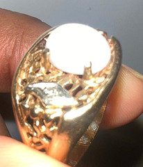 14k Solid Gold Vintage Estate Ring Elegant fine Jewelry, 1 of 1 piece