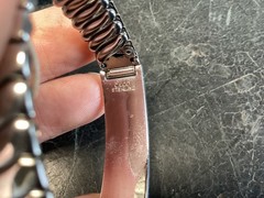 NICE UNUSED VINTAGE 50’s ERA ELCO STERLING ID BRACELET W/ORIGINAL BOX