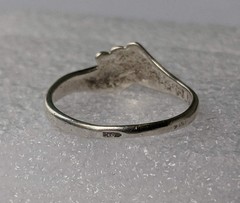 Vintage ring sterling silver 925 Size 9.5 Weight 2.46 g. Ukrainian jewelry.