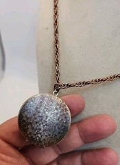 Vintage Gold Tone Faux Watch Locket Pendant Necklace SEE DESCRIPT. & PICS 26″