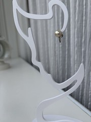 VTG EVCO Pearl Screw Back Earrings Silver Tone MCM Old Money Wedding 50s Retro
