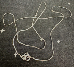 Vintage CW Sterling Silver Necklace 17″ 1.1 Gram 925