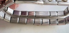 Y2K Italian Charm Bracelet DOUBLE ROW 9mm D’LinQ, Uberry, B’linQ, DISNEY