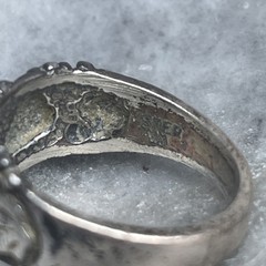 Vintage Wheeler Sterling Silver Grapevine Band Ring Size 6