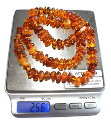✅52cm = 25gr RUSSIAN SOVIET BALTIC AMBER BEAD NECKLACE 琥珀 BRACELET STONE PENDANT