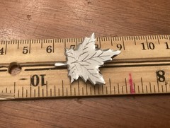 Sterling Silver 925 Canadian Maple Leaf Pin