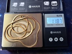 Vintage 1/20 12k Gold Filled Gf Long Curb Chain Necklace 11.87 grams 24 in. 2mm