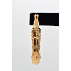 Luxor Vintage Earrings Gold Pharaoh Egyptian Chunky Dangle NOS 1990s A22