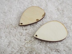 Adventure Vibes Wood Pierced Earrings (G3)