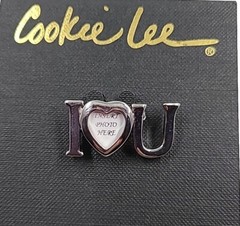 VTG Cookie Lee With 9 Rings 5 Pendants 1 Ring is a Watch! Mixed Stones Styles