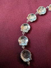 Vintage Sterling 925 Silver Scallop Seashell Shell Bracelet Nautical Beach