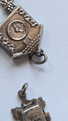 Lot of 5 VTG Bavarian / Swiss Cuckoo Clocks Charms ALL Move ~ Marked 800 835 925