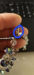 Vintage Vendome Austrian Aurora Borealis Crystal Rhinestone Cluster