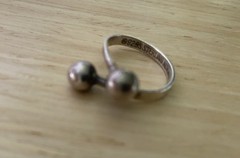 Sterling Silver MCM Scandinavian Norway Vintage Adjustable Ring