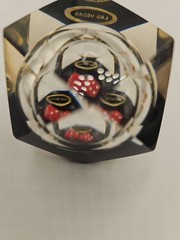Vtg Lucite Resin Ring Lot 6 Flower Dice Chunky Mixed Sizes C1
