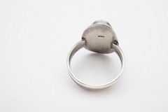 Vintage Sterling Silver 925 Larimar Ring Size 8.25