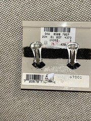 ERWIN PEARL Genuine European Glass Clip On Earrings For Neiman Marcus