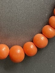 Antique Natural Satsuma Coral Almost Perfect Cascading 4.7mm-8.5mm