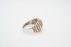 Vintage Sterling Silver 925 Ring Size 6.75 Textured K7