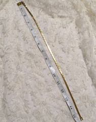 Vintage Monet Chain Necklace Gold tone High Collar Style Minimalist Statement