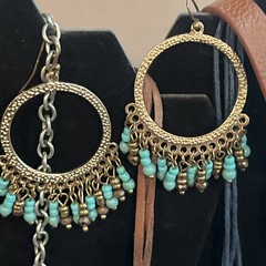 Jewelry Lot Faux Turquoise Blue Southwestern Style Necklaces Bracelets Earrings