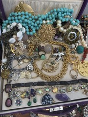 Vintage Estate Costume Jewelry Lot ! TRIFARI , SARAH COV and more!