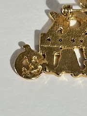 Lovely Trick or Treat Pumpkin Jack-O-Lantern Rhinestones Brooch Vintage 1980’s