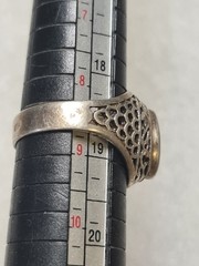 Vintage Silver 875 Ring Soviet Vintag1980 Olympics Moscow size 8,75. 18,75 mm.