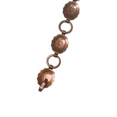 Copper Bracelet 7″ Concho Southwestern Rustic Americana Cowgirl Boho Rodeo VTG
