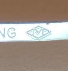 Marathon 925 Sterling Silver Children’s Bangle Bracelet 6.5 in. Circumference