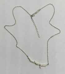 Vintage Sterling Silver Love Joy Branch Necklace 16” 3.51g